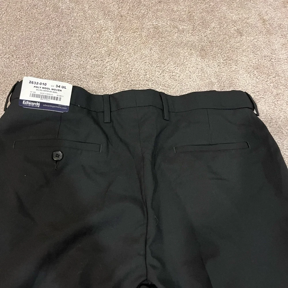 Edwards Garment Signature EZ Fit Tailored Pleated Pants